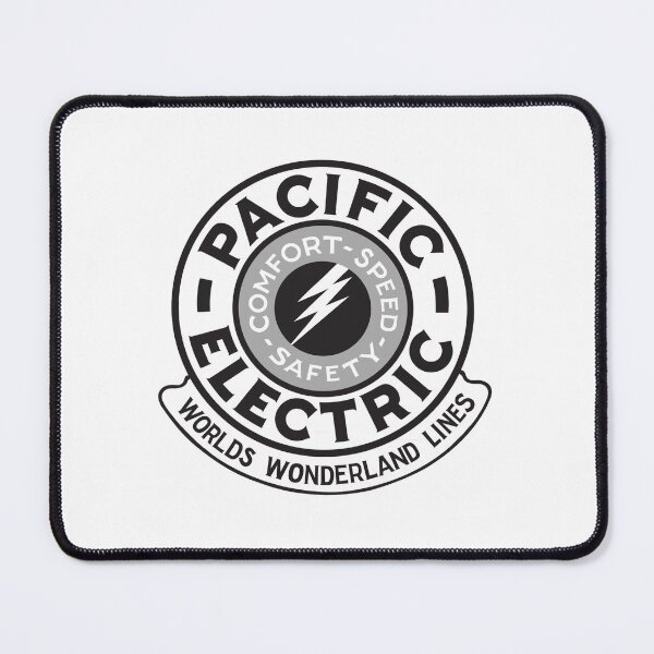 Item preview, Vintage Pacific Electric Railroad - Comfort - Speed - Safety - Worlds Wonderland Lines designed and sold by QuayTradingCo.