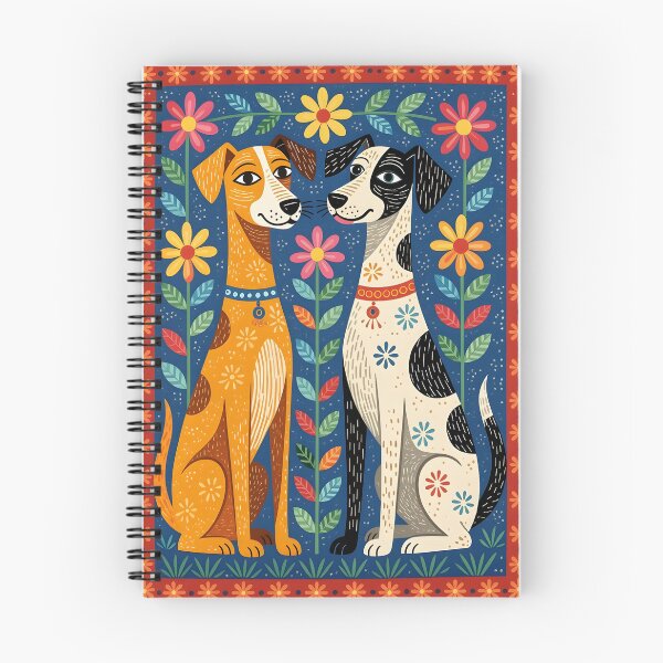 Item preview, Kantha & Lena in Folk Art style designed and sold by Genevieve Crabe.