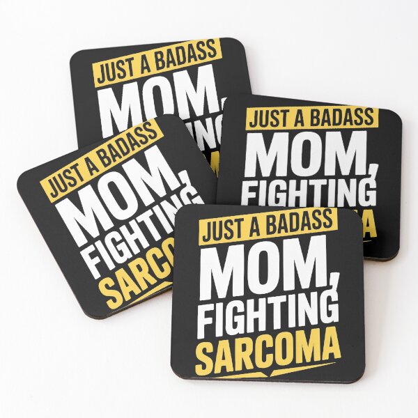 Item preview, Badass Mom Fighting Sarcoma Quote Funny Gift designed and sold by MAKOPOKOShop.