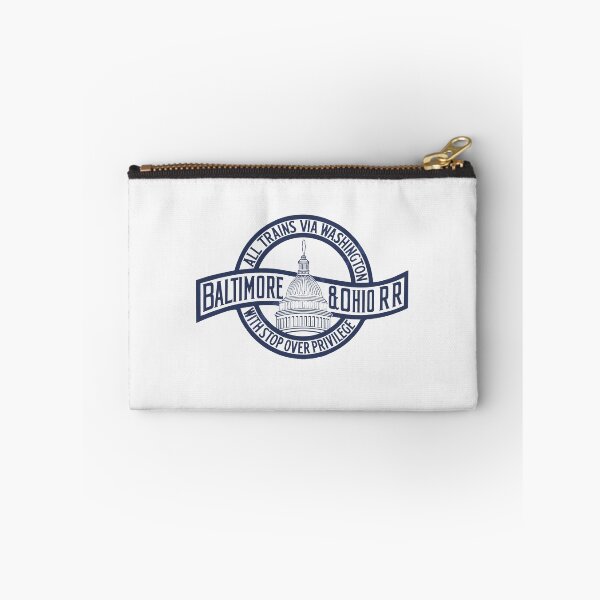 Item preview, Vintage Baltimore and Ohio Railroad - All Trains Via Washington designed and sold by QuayTradingCo.