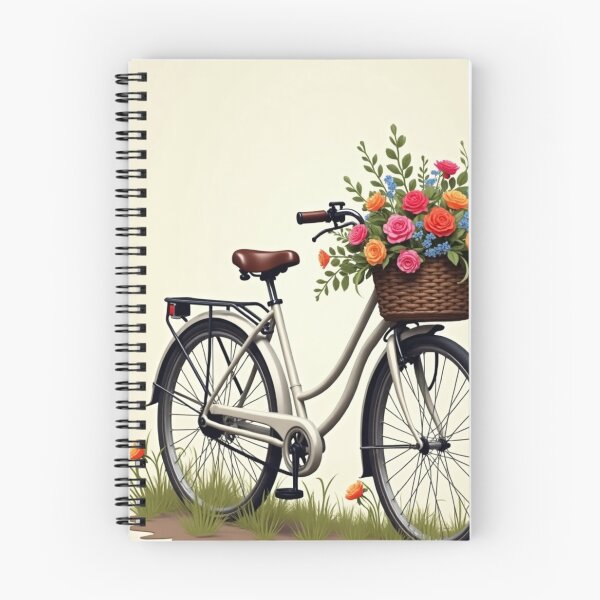 Artikelvorschau, Fahrrad mit Blumen entworfen und verkauft von LeytonKit.