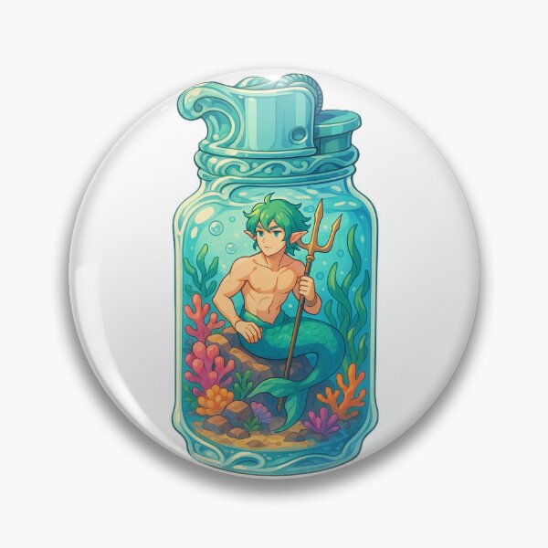Item preview, Crystal Merman: Sea Sanctuary in a Lighter designed and sold by ChrisY316.