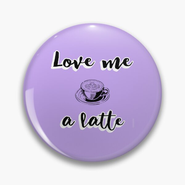 Item preview, Love Me A Latte Coffee Lover designed and sold by PureGoldDesigns.