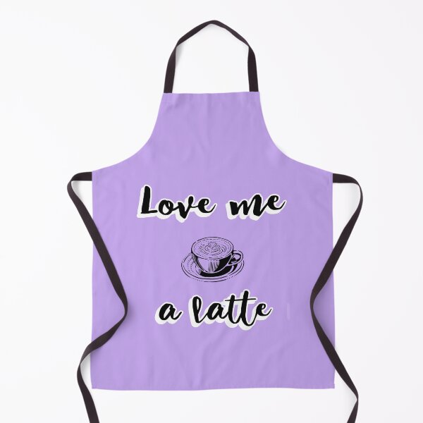 Item preview, Love Me A Latte Coffee Lover designed and sold by PureGoldDesigns.