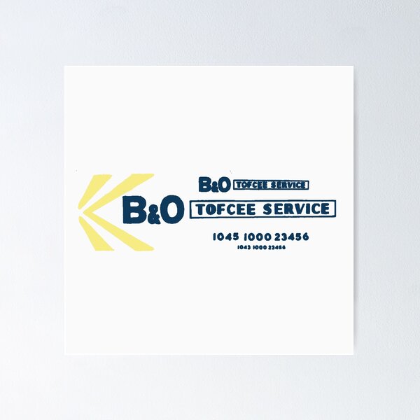 Item preview, Vintage Baltimore and Ohio Railroad - TOFCEE Service designed and sold by QuayTradingCo.