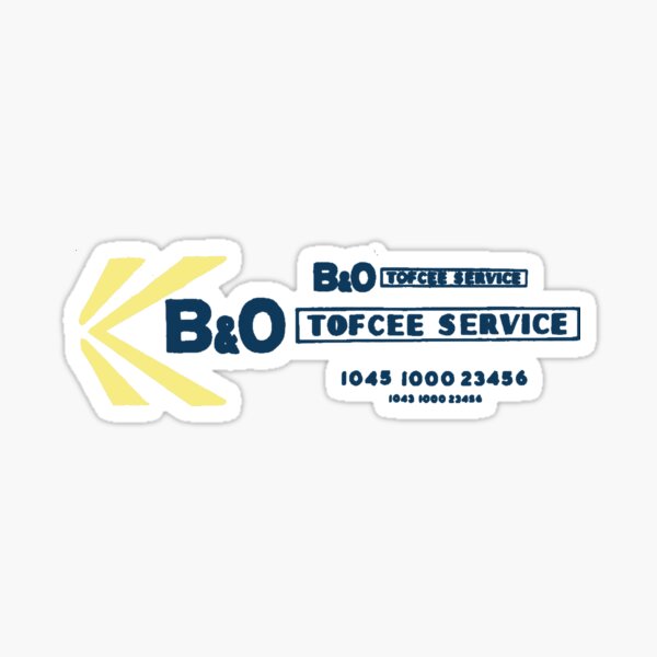 Item preview, Vintage Baltimore and Ohio Railroad - TOFCEE Service designed and sold by QuayTradingCo.