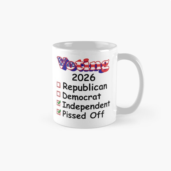 Item preview, Wonderful Pissed Off Voting Independent 2026 Design designed and sold by jglawson676.