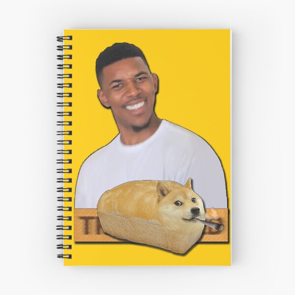 Item preview, Meme Mashup: Confused Black Guy and Doge Smoking – Funny Viral Design designed and sold by TailTrendz.