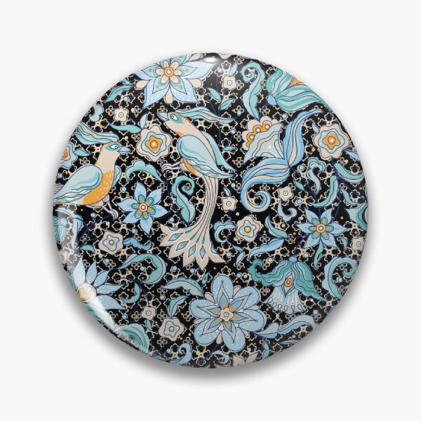 Item preview, Elegant Islamic Floral Birds Pattern designed and sold by Islamic vibes studio.