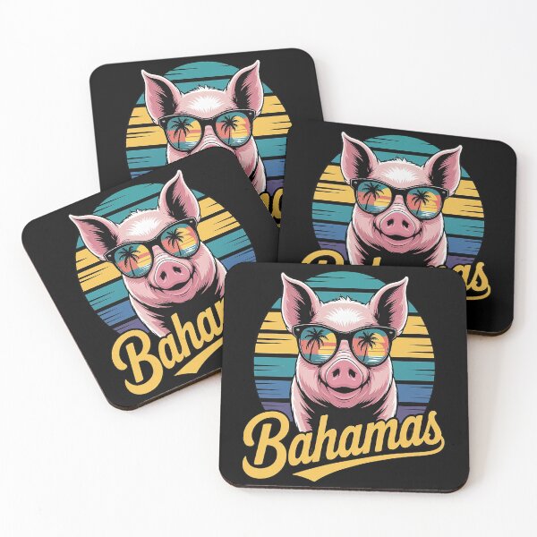 Item preview, Bahamas Swimming Pig Caribbean Beach Trips Summer Vibes designed and sold by MAKOPOKOShop.