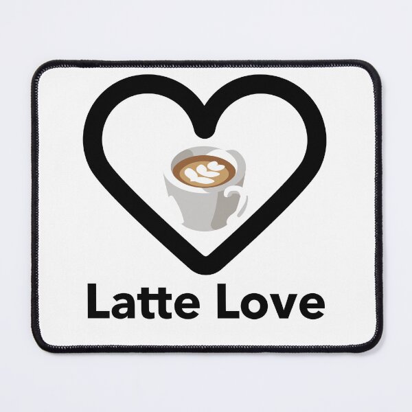 Item preview, Latte Love Coffee Drinkers designed and sold by PureGoldDesigns.