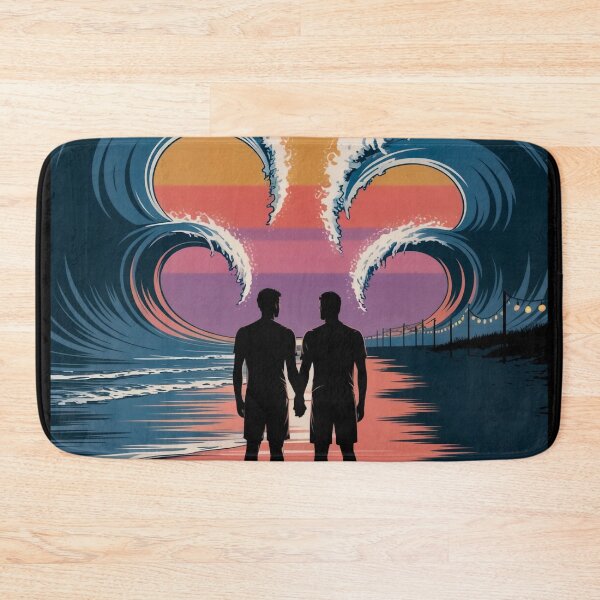 Item preview,  Cape May Waves - Beachside Gay Love Story Art designed and sold by DesignAnother.