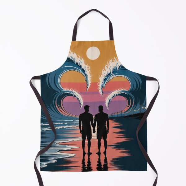 Item preview,  Cape May Waves - Beachside Gay Love Story Art designed and sold by DesignAnother.