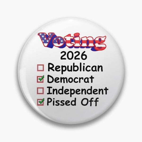 Item preview, Bold Really Pissed Off Voting Democrat 2026 Design designed and sold by jglawson676.
