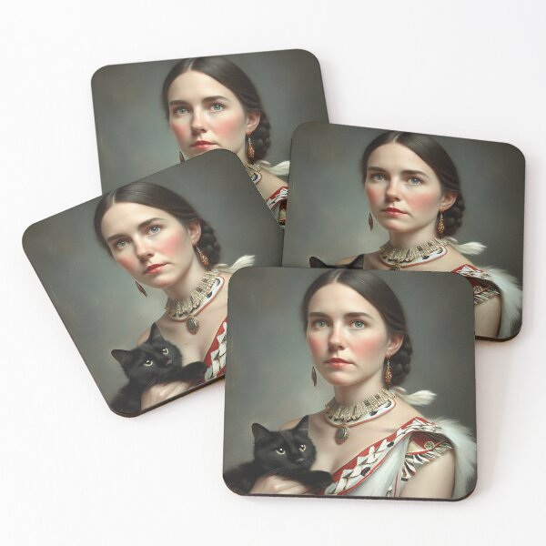 Item preview, 1800s Aristocratic Woman with Midnight Cat designed and sold by Yas_oma.