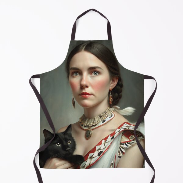 Item preview, 1800s Aristocratic Woman with Midnight Cat designed and sold by Yas_oma.