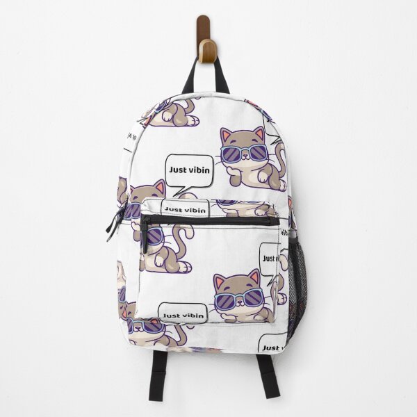 Item preview, Cool Cat Just Vibin – Funny Chill Kitty Illustration designed and sold by dijjaboutique.