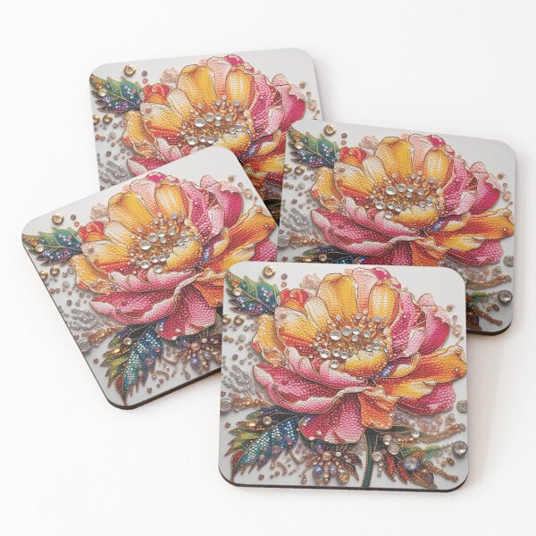 Item preview, Radiant Bloom: A Symphony of Colors and Crystals designed and sold by Mindful56.