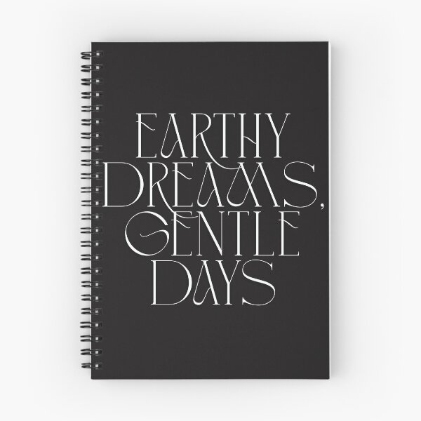 Item preview, Earthy Dreams, Gentle Days – Boho Nature Quote designed and sold by Pamthedesigner.
