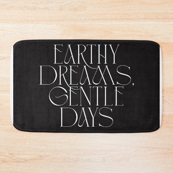 Item preview, Earthy Dreams, Gentle Days – Boho Nature Quote designed and sold by Pamthedesigner.