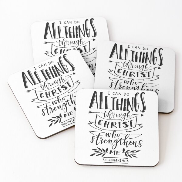 Item preview, I can do all things through christ who strengthens me Philippians 4:13 designed and sold by Kiwidee.