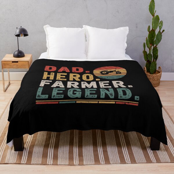 Item preview, Dad Hero Farmer Legend designed and sold by vintagearttee.