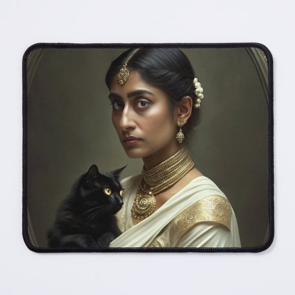 Item preview, historical india – Noblewoman and Black Cat designed and sold by Yas_oma.