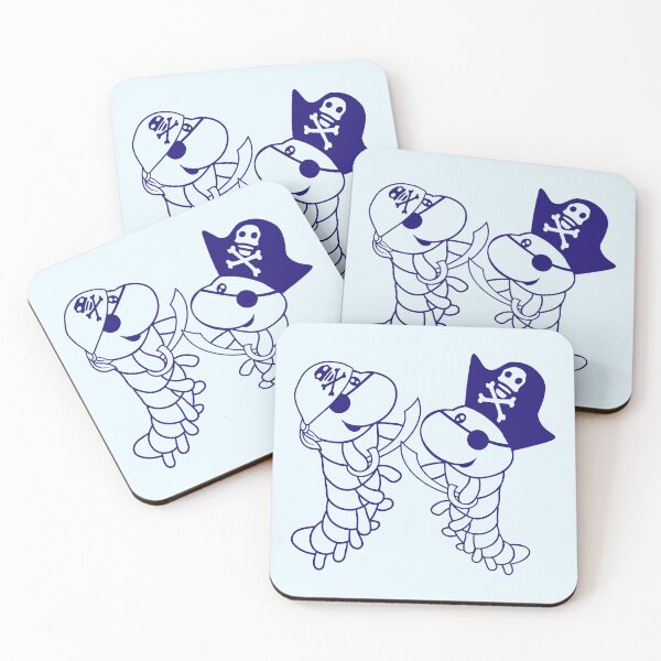 Item preview, 2 Cute Caterpillars Pirates Team Two Friends Comic designed and sold by shirt-o-mat.