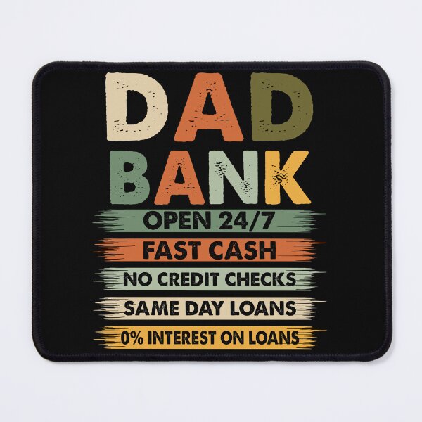 Item preview, Dad Bank, Dad Life designed and sold by vintagearttee.