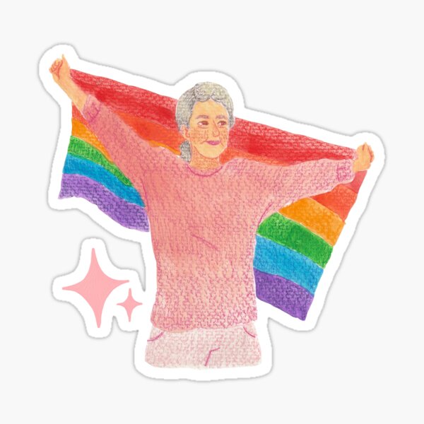 Item preview, RBG Ruth Bader Ginsburg Sticker designed and sold by PopGlue.