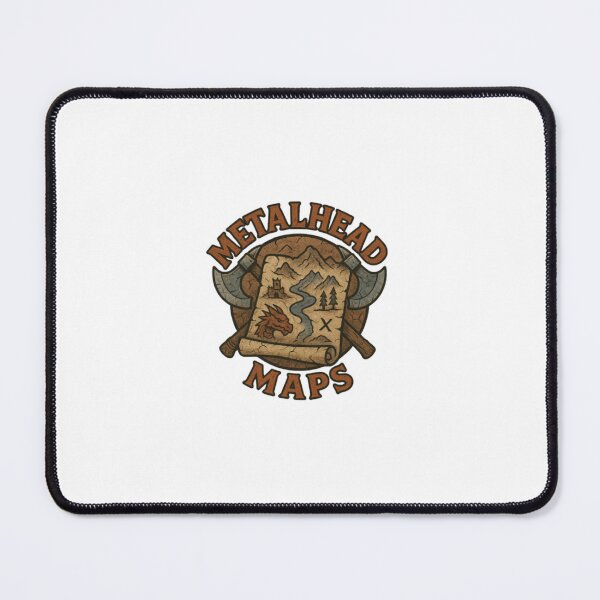 Item preview, Metalhead Maps Logo  designed and sold by MetalheadMinis.