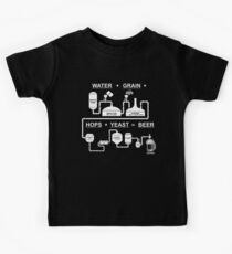 For Craft Beer Lovers who Brew Their Beer at Home Dark Kids Tee