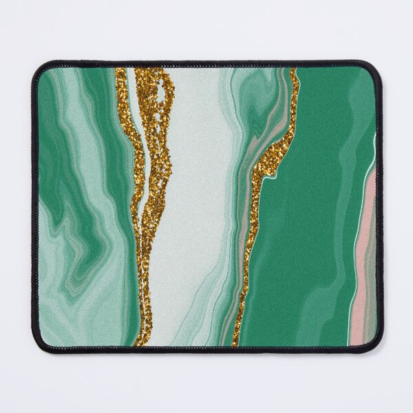Item preview, Green, Gold and pink Marble Effect Design designed and sold by WHDProduction45.