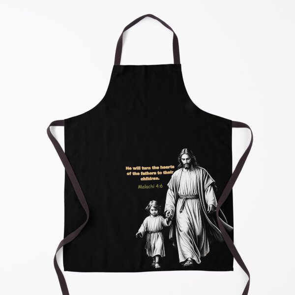Item preview, Jesus and Child – Malachi 4:6 Bible Verse Art designed and sold by drip.design.co.