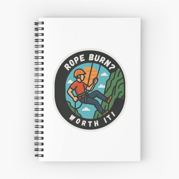 Item preview, abseiling, Rope Burn? Worth It! designed and sold by EveStore1.