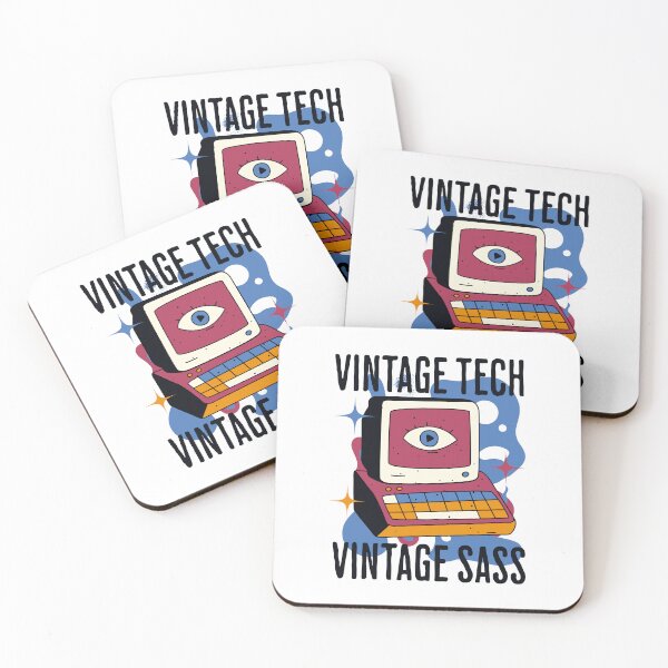 Artikelvorschau, Vintage Tech Vintage Sass – Lustiges Retro-Computer-Humor-Design entworfen und verkauft von Honominu.