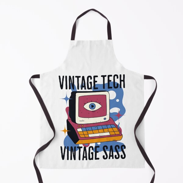 Artikelvorschau, Vintage Tech Vintage Sass – Lustiges Retro-Computer-Humor-Design entworfen und verkauft von Honominu.