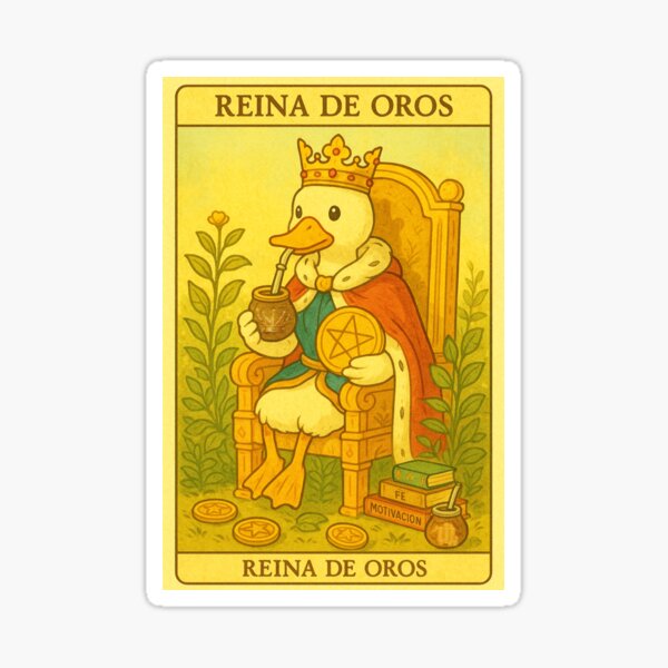 Item preview, Queen of Pentacles - Tarot of Mate designed and sold by Sofiabenit1.