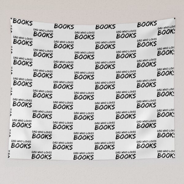 Item preview, Dad Who Loves Books designed and sold by HyperfixationStation.