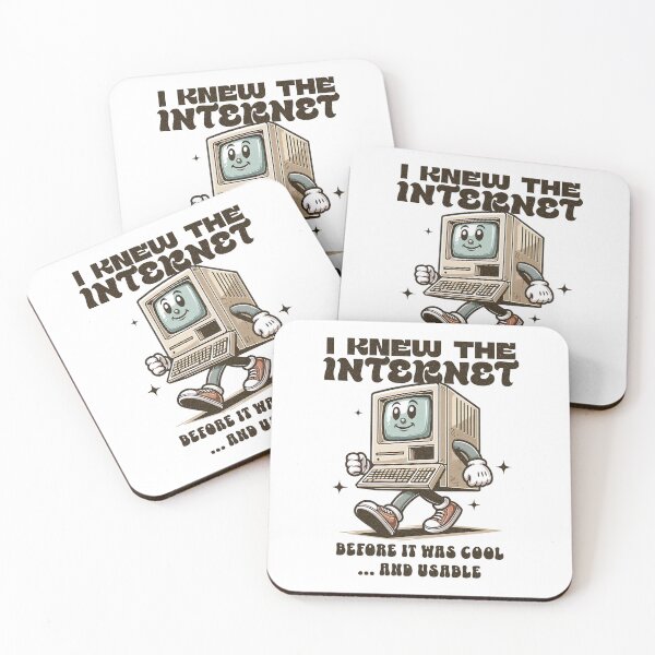 Item preview, I Knew the Internet – Funny Retro Internet Humor Design for Nerds & Techies designed and sold by Honominu.