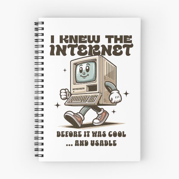 Item preview, I Knew the Internet – Funny Retro Internet Humor Design for Nerds & Techies designed and sold by Honominu.