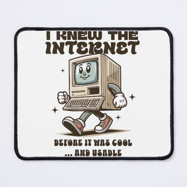 Item preview, I Knew the Internet – Funny Retro Internet Humor Design for Nerds & Techies designed and sold by Honominu.