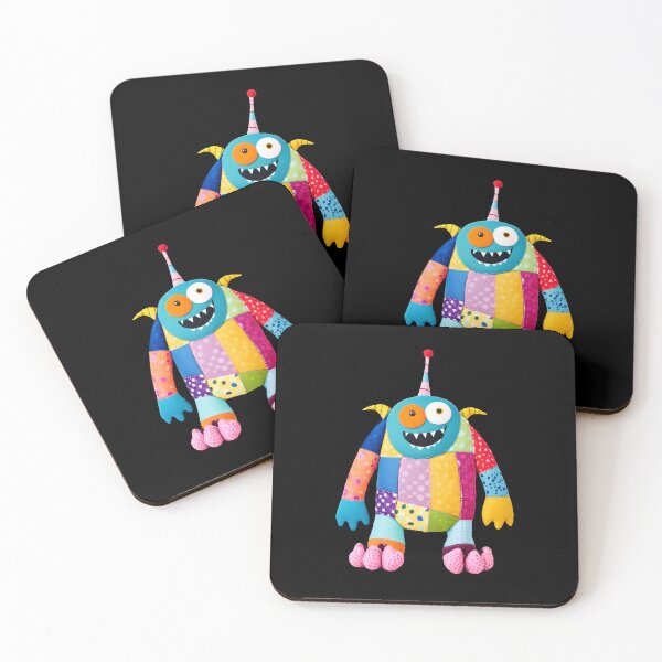 Item preview, Moose - patchwork monster designed and sold by Genevieve Crabe.