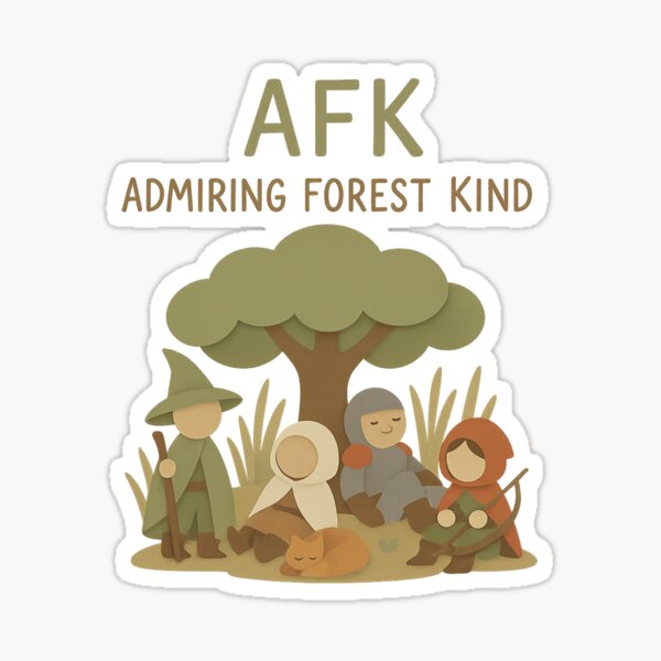 Item preview, AFK – Admiring Forest Kind designed and sold by Croque-Studio.