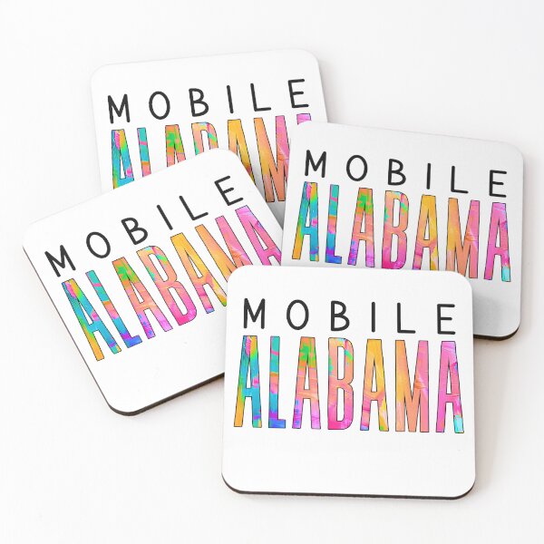 Item preview, Mobile Alabama (Pink Sunset) designed and sold by Whackadoodletee.