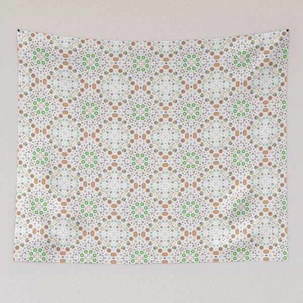 Item preview, flowers ornamental decorative svg seamless colorful repeat pattern designed and sold by Abrahamjrnd.