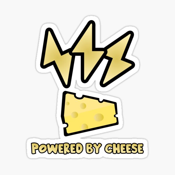 Item preview, Powered by Cheese designed and sold by SimplyAnArtist.