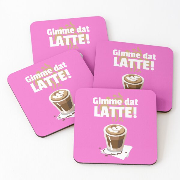 Item preview, Gimme Dat Latte Coffee Lovers designed and sold by PureGoldDesigns.