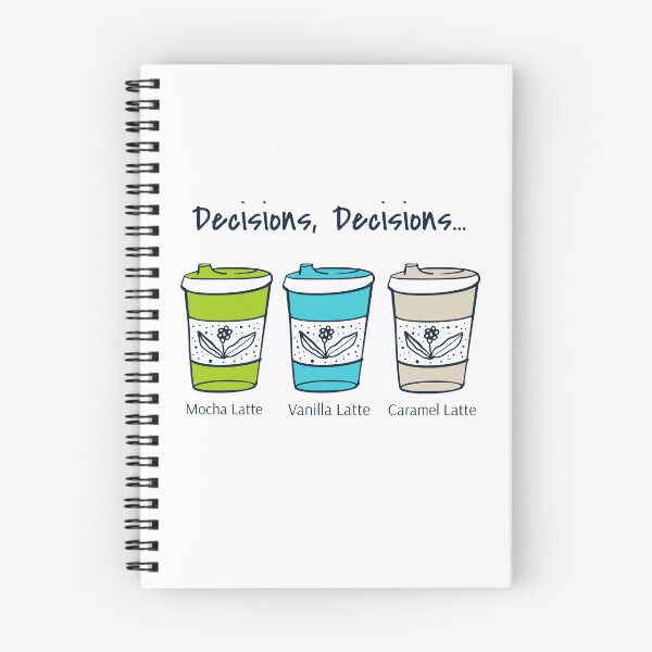 Item preview, Decisions, Decisions, Mocha Latte, Vanilla Latte, Caramel Latte Coffee Lovers designed and sold by PureGoldDesigns.