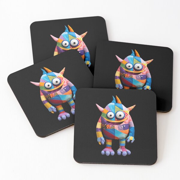 Item preview, Betsy - patchwork monster designed and sold by Genevieve Crabe.